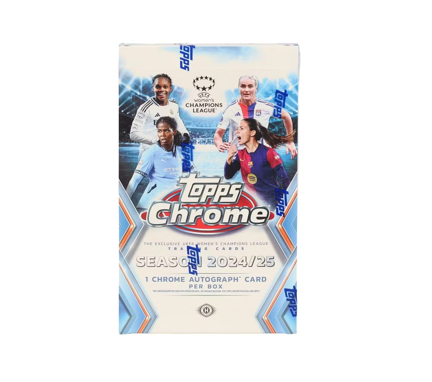 2024-25 Topps Chrome UEFA Women's Champions League Soccer Hobby Box