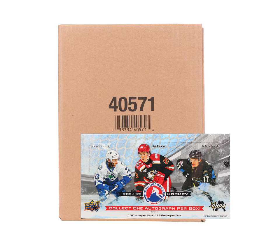 2024-25 Upper Deck AHL Hockey Hobby 24-Box Case