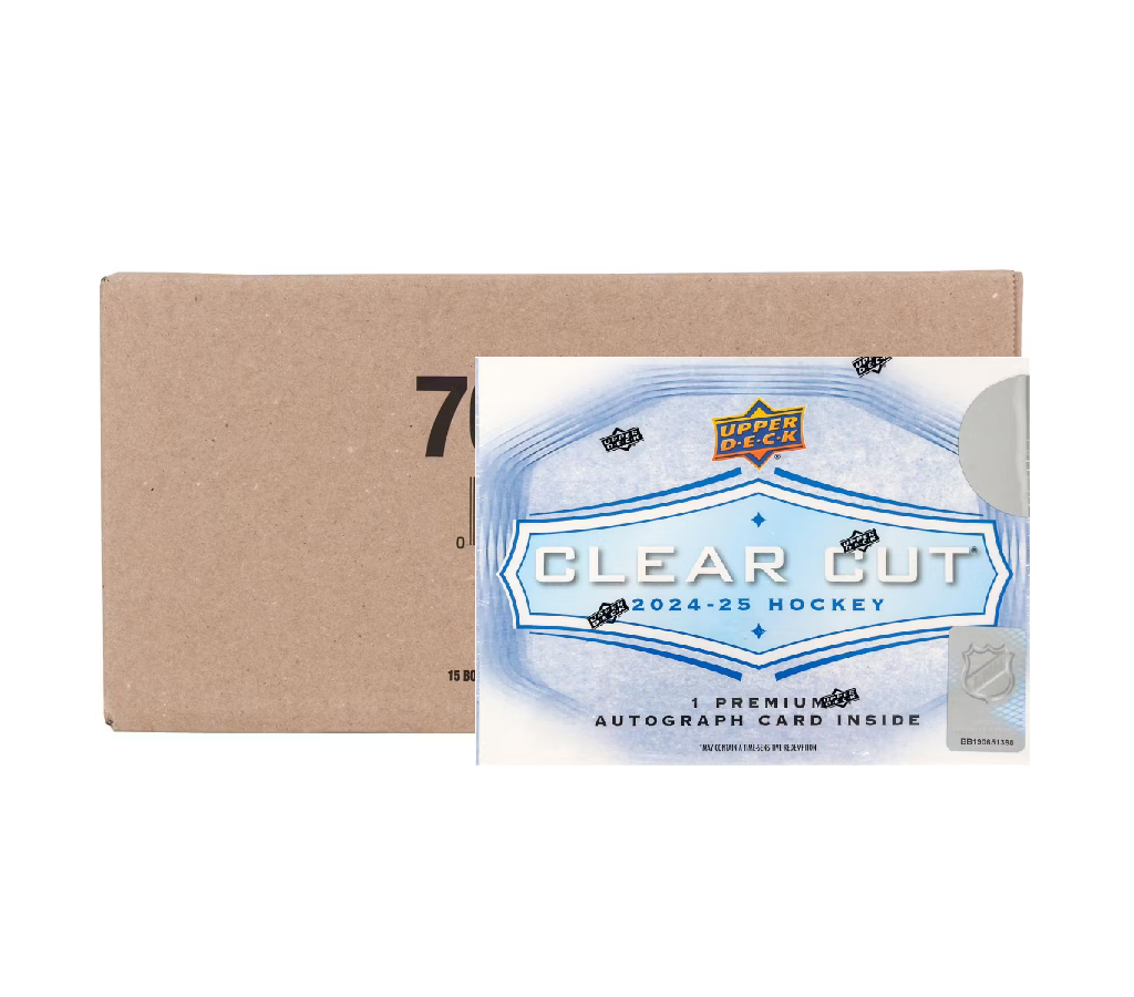 2024-25 Upper Deck Clear Cut Hockey Hobby 15-Box Case