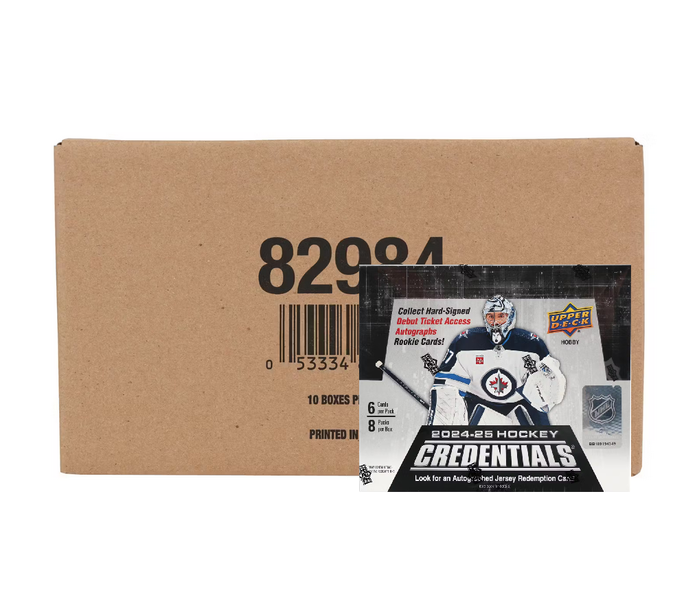 2024-25 Upper Deck Credentials Hockey Hobby 10-Box Case