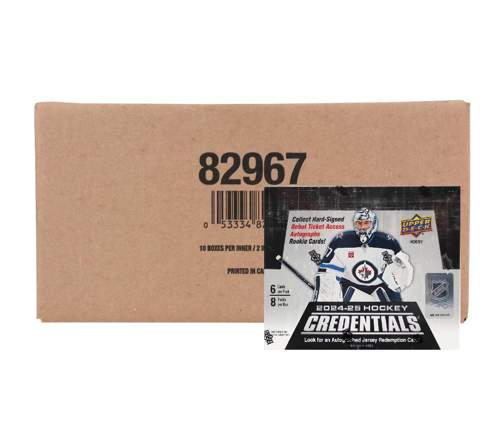 2024-25 Upper Deck Credentials Hockey Hobby 20-Box Case