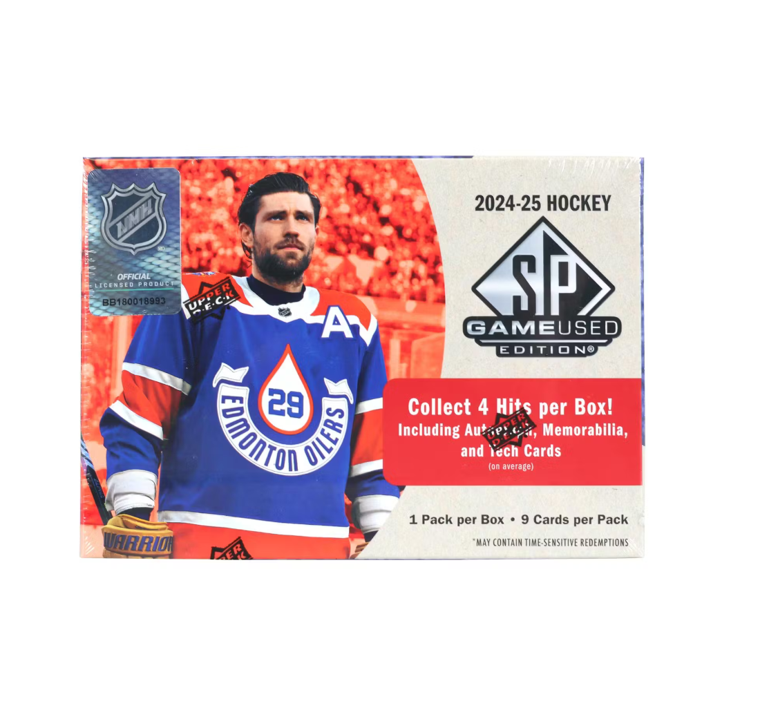 2024-25 Upper Deck SP Game Used Hockey Hobby Box