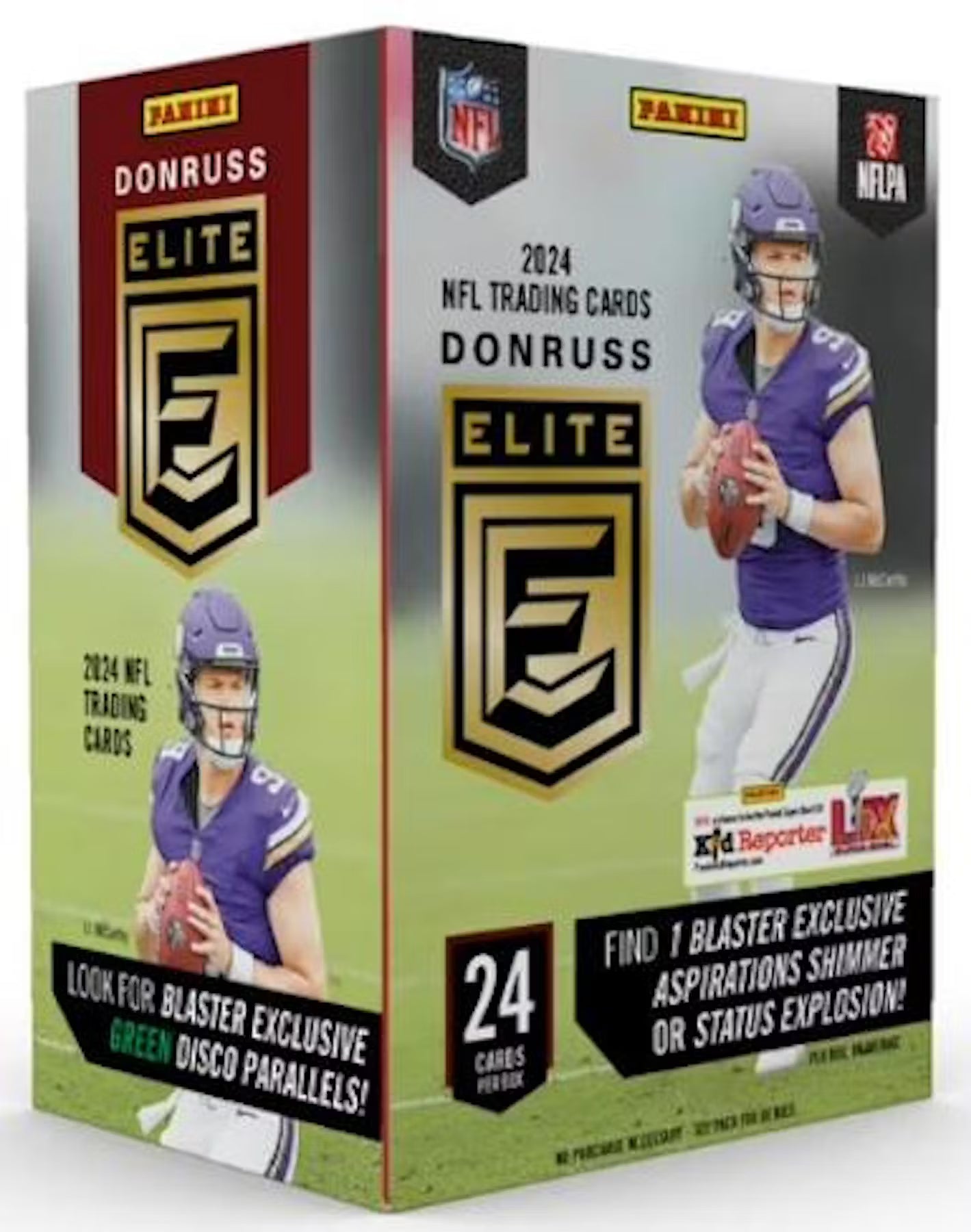 2024 Panini Donruss Elite Football 6-Pack Blaster Box (Green Disco!)