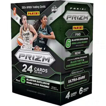2024 Panini Prizm WNBA Basketball 6-Pack Blaster 20-Box Case (Logo Prizms!)