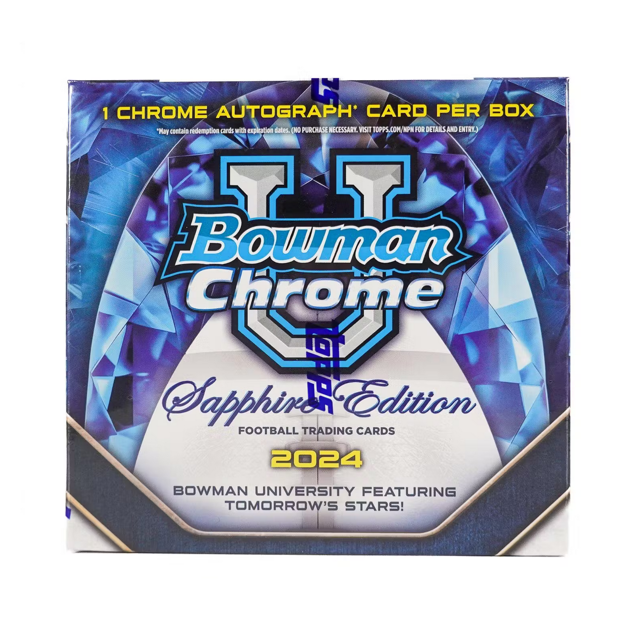 2024 Bowman University Chrome Sapphire Edition Football Box