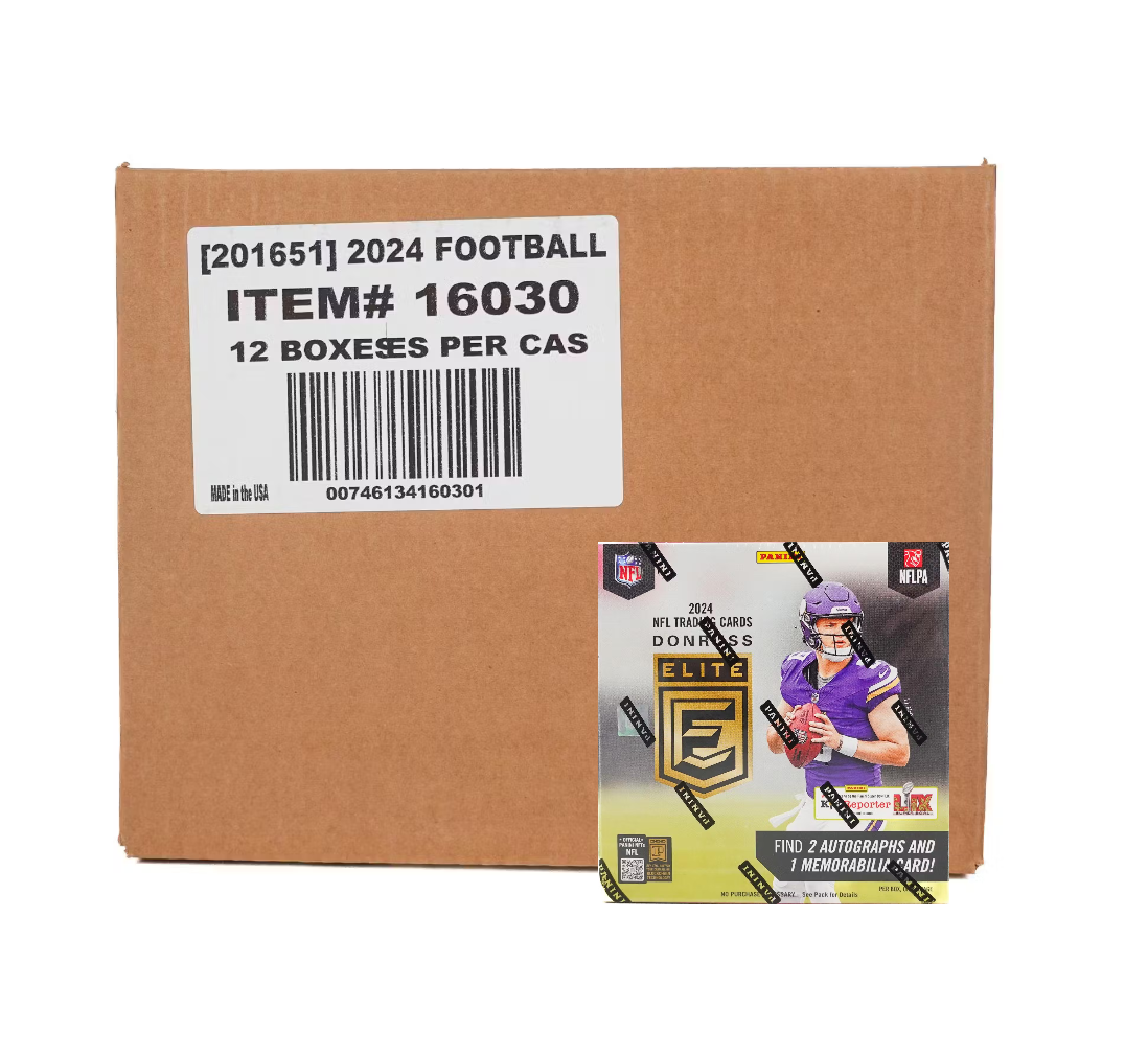 2024 Panini Donruss Elite Football Hobby 12-Box Case