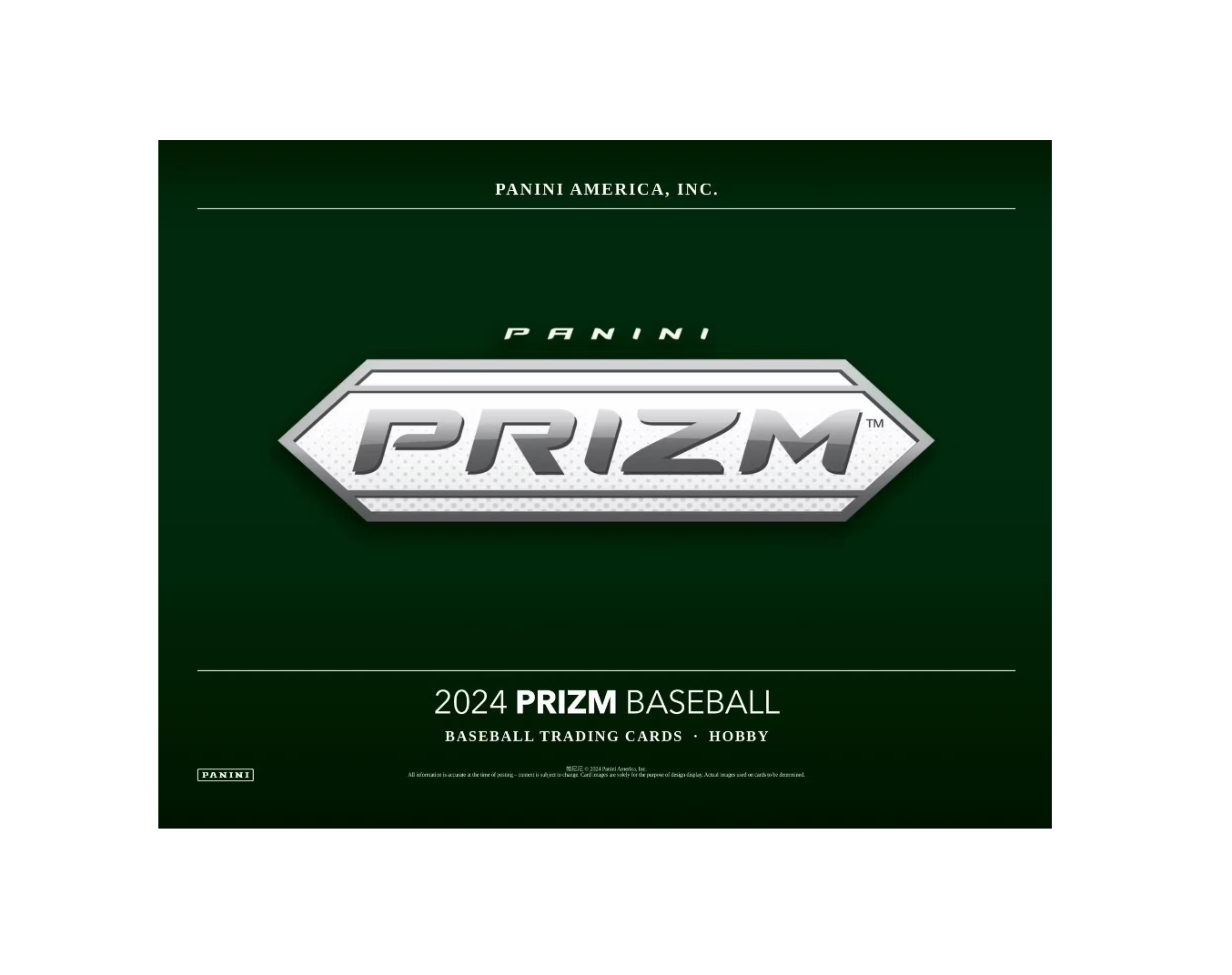 2024 Panini Prizm Baseball Hobby Box