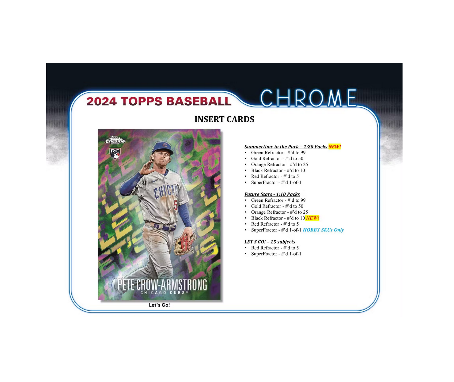2024 Topps Chrome Baseball Hobby 12-Box Case