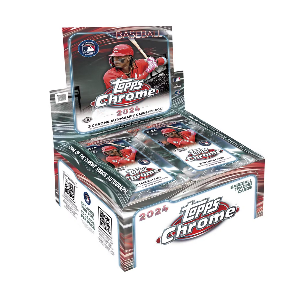 2024 Topps Chrome Baseball Hobby Jumbo 8-Box Case