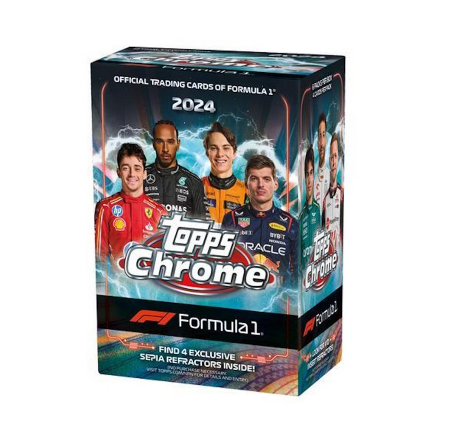 2024 Topps Chrome F1 Formula 1 Racing Blaster Box