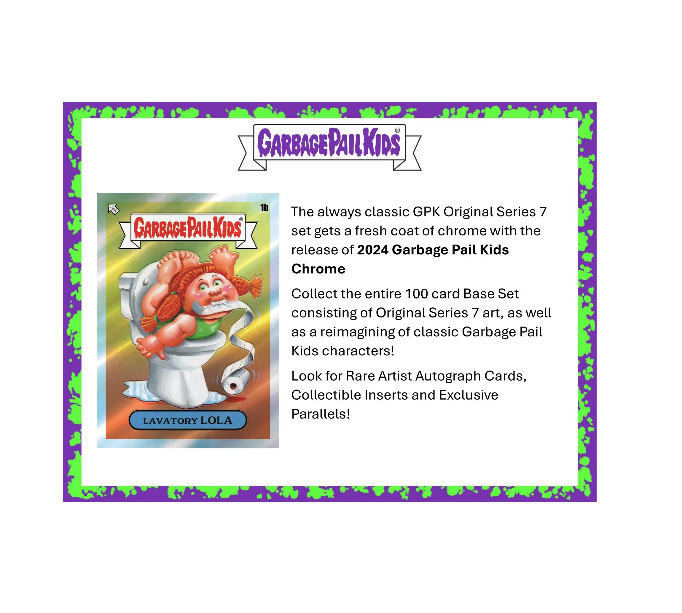 2024 Topps Chrome Garbage Pail Kids Series 7 Hobby 12-Box Case