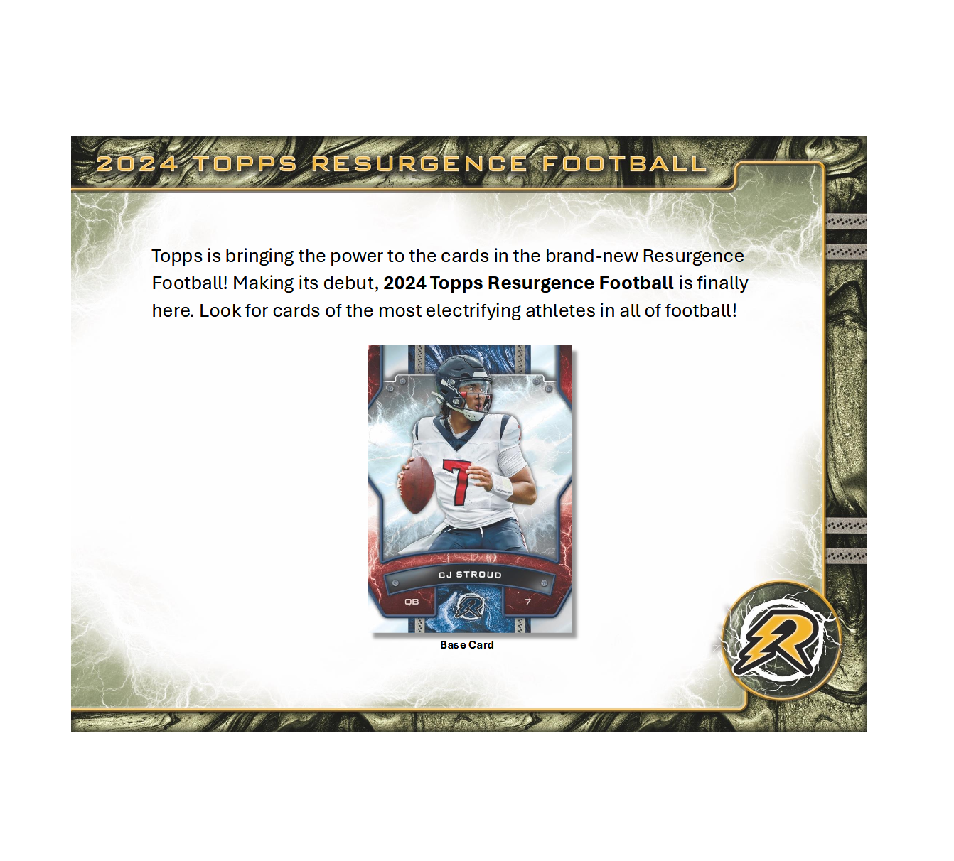 2024 Topps Resurgence Football Breakers Delight 10-Box Case