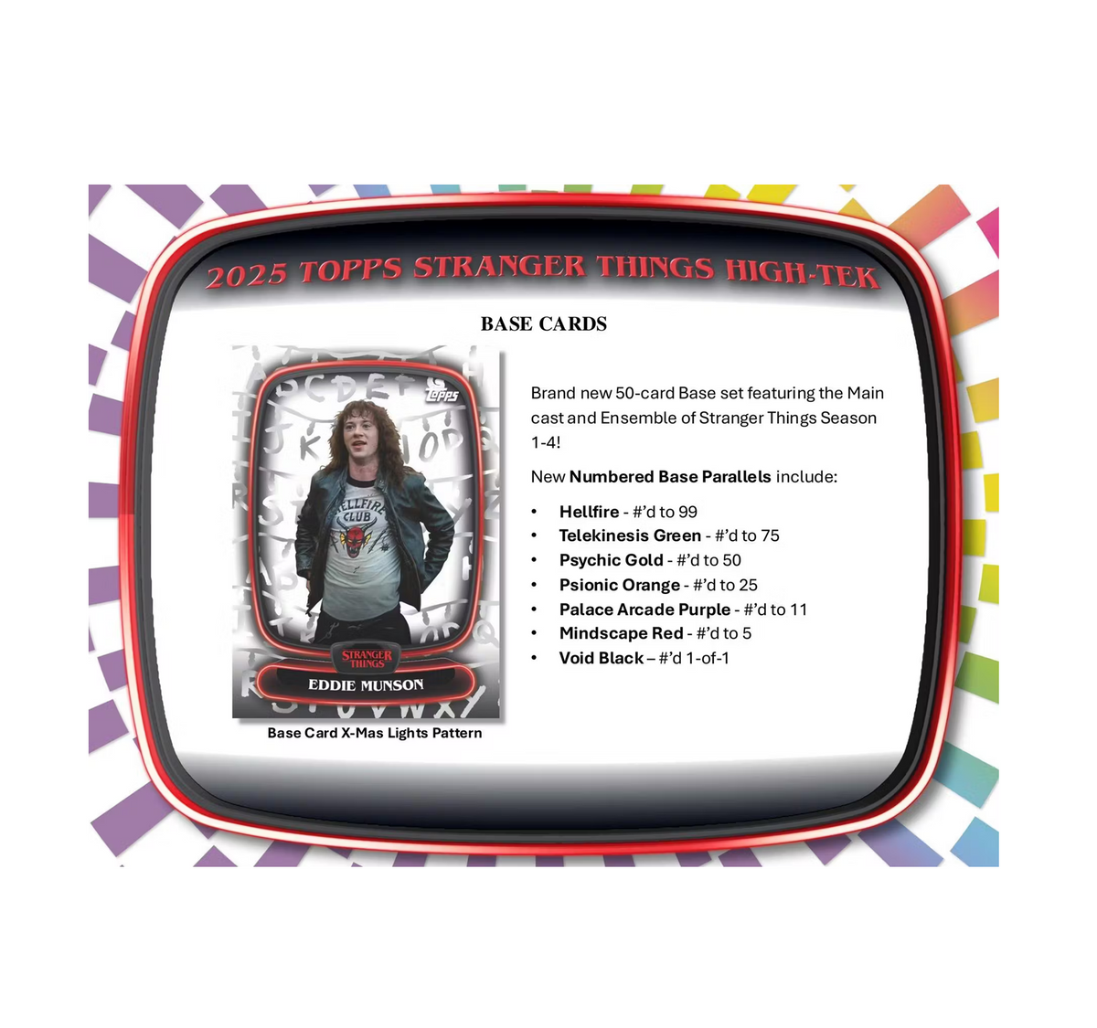 2025 Topps Stranger Things High Tek Hobby Box – The Awesome Card Shop