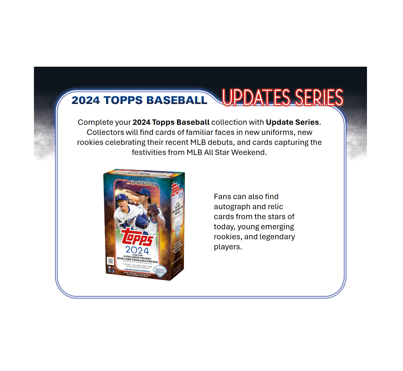 2024 Topps Update Baseball Blaster 40-Box Case