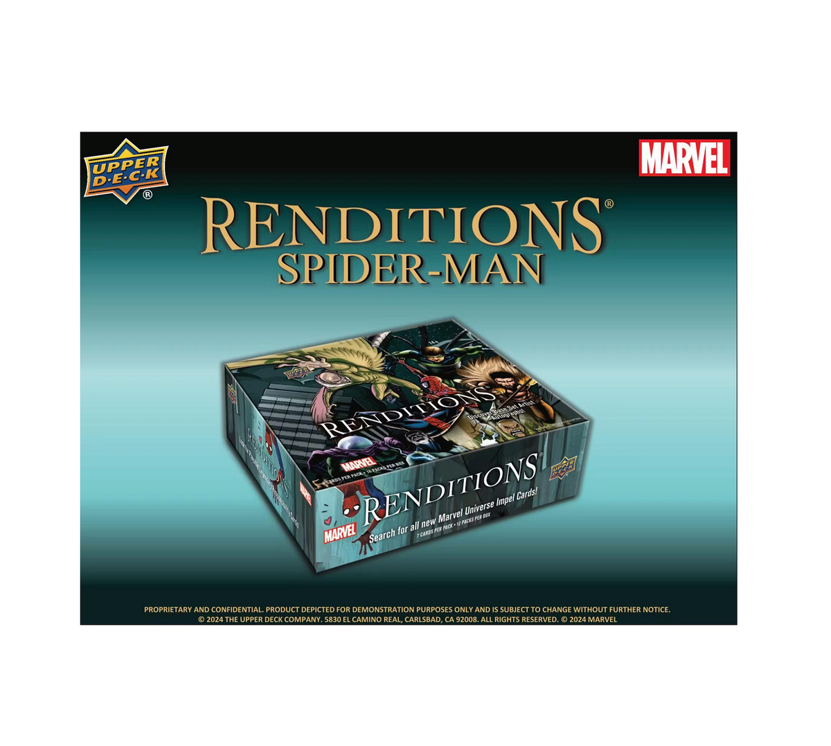 2024 Upper Deck Marvel Renditions Spider-Man Hobby Box – The Awesome ...