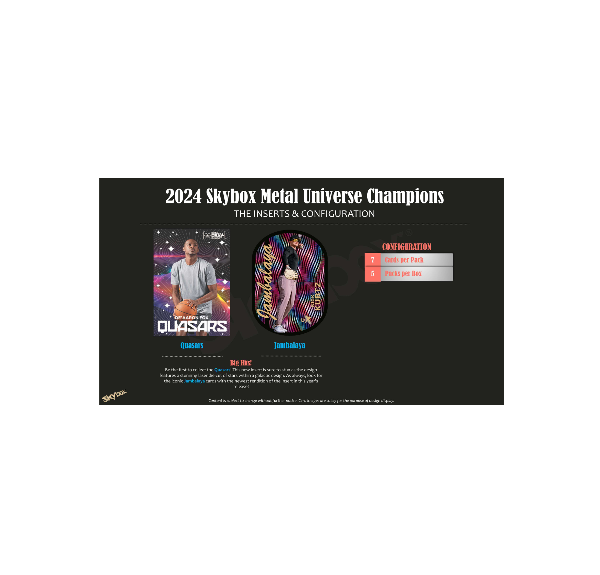 2024 Upper Deck Skybox Metal Universe Champions Blaster 20-Box Case The Awesome Card Shop 2024 Upper Deck Skybox Metal Universe Champions Blaster 20-Box Case The Awesome Card Shop