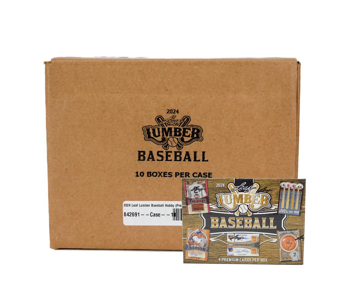 2024 Leaf Lumber Baseball Hobby 10-Box Case