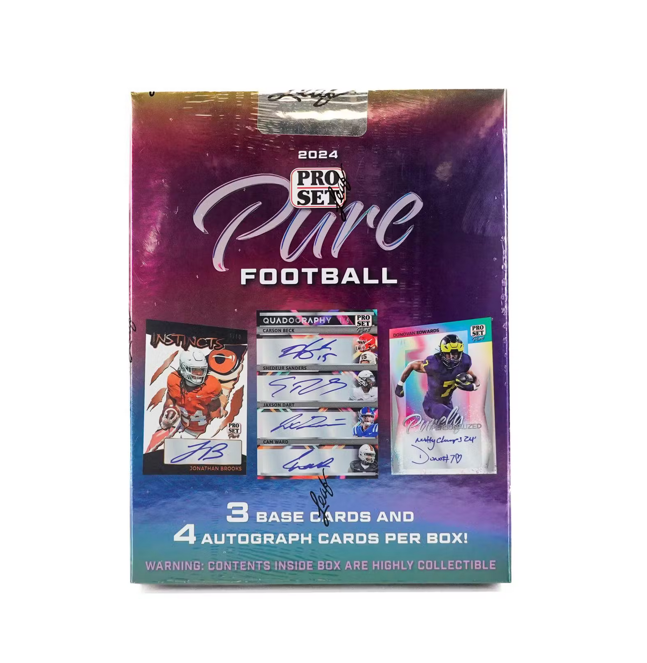 2024 Leaf Pro Set Pure Football Hobby Box