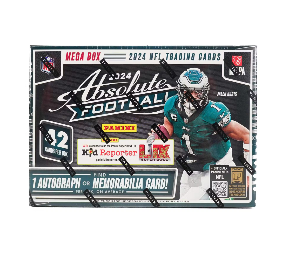 2024 Panini Absolute Football Hobby Mega Box (Teal Parallels)