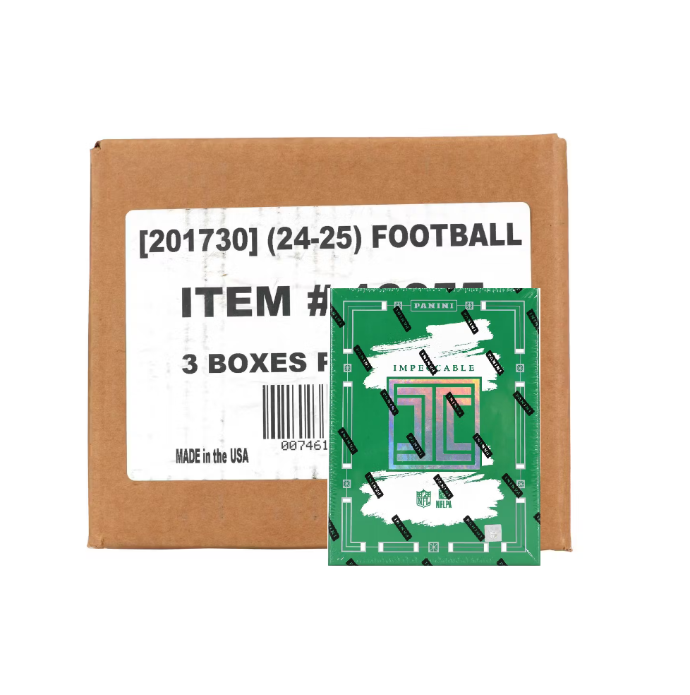 2024 Panini Impeccable Football Hobby 3-Box Case