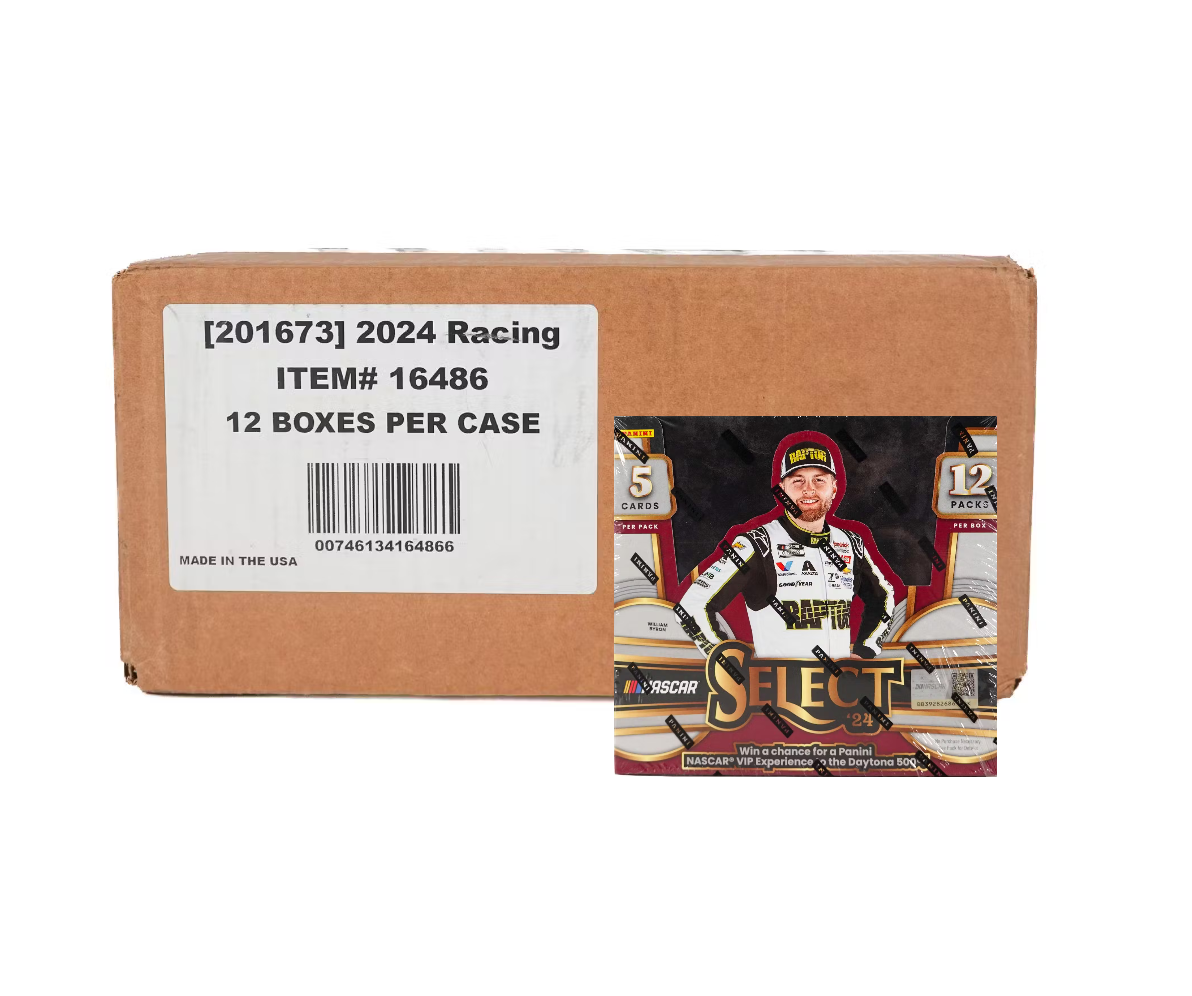 2024 Panini Select Racing Hobby 12-Box Case