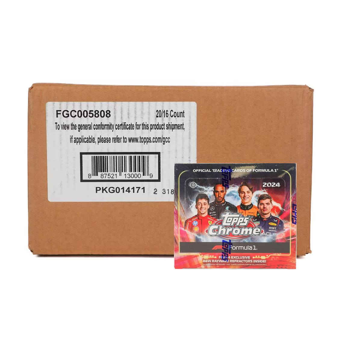 2024 Topps Chrome F1 Formula 1 Qualifying Lap Hobby 20-Box Case