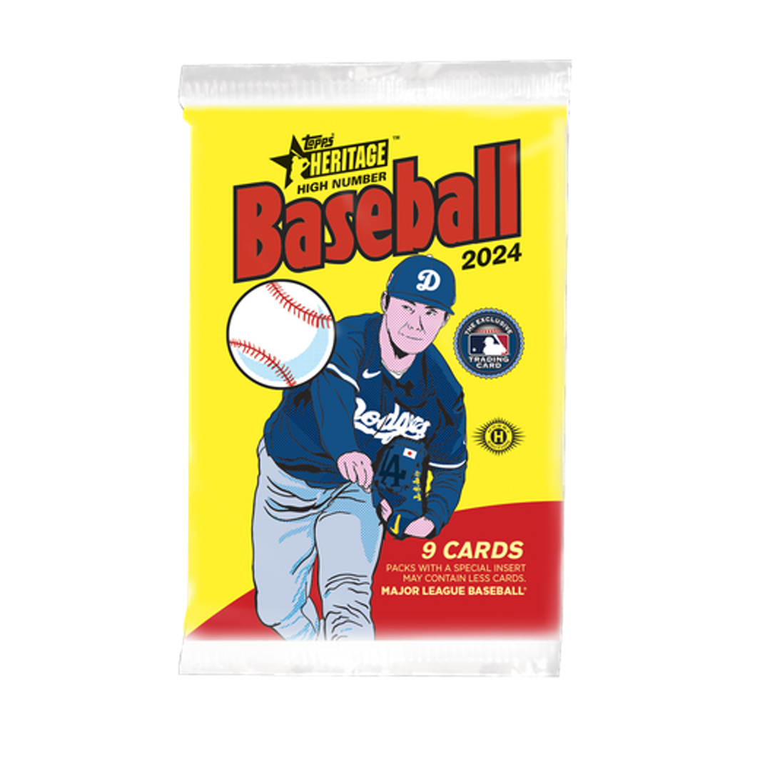 2024 Topps Heritage High Number Baseball Hobby Pack