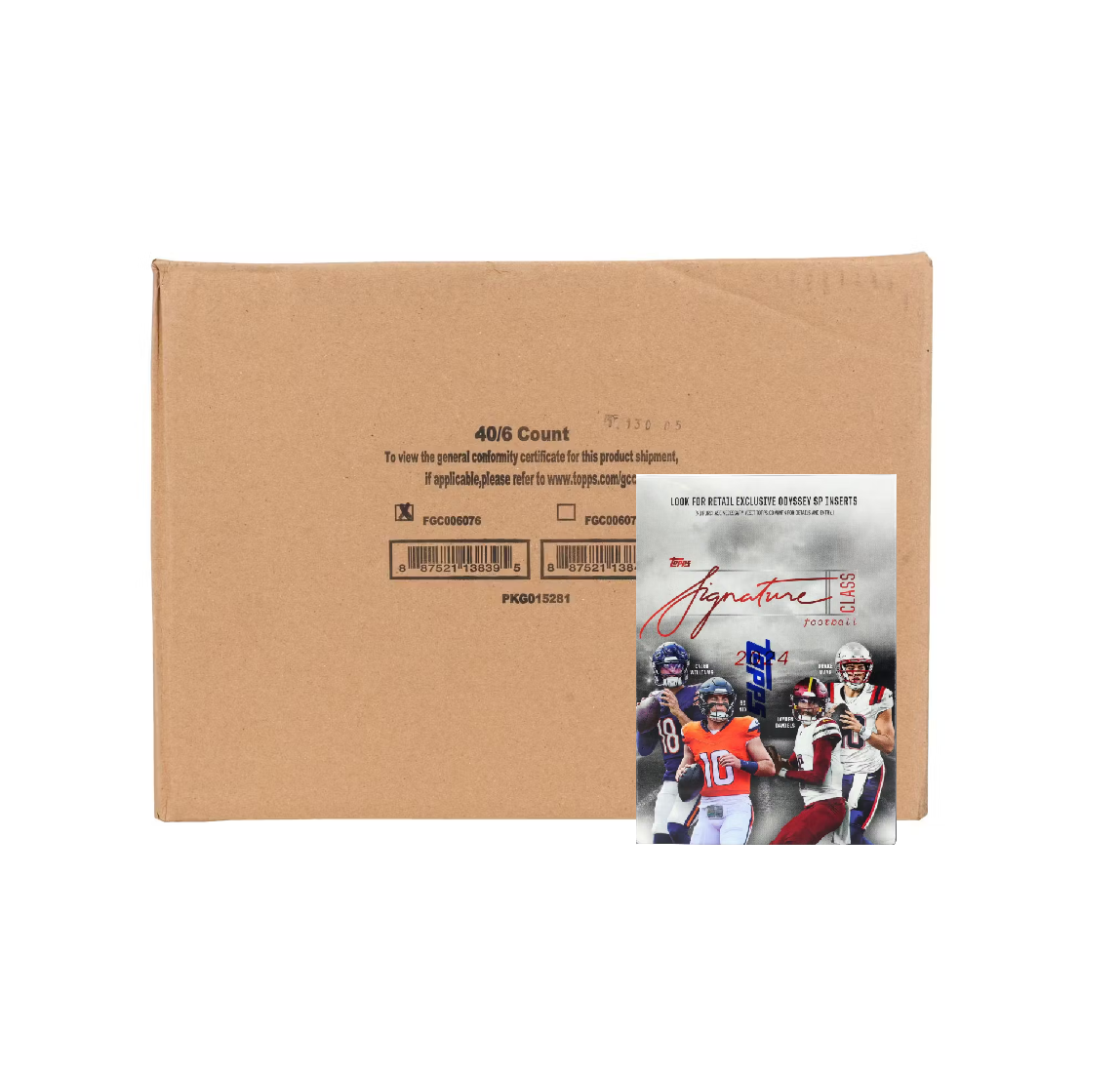 2024 Topps Signature Class Football Blaster 40-Box Case