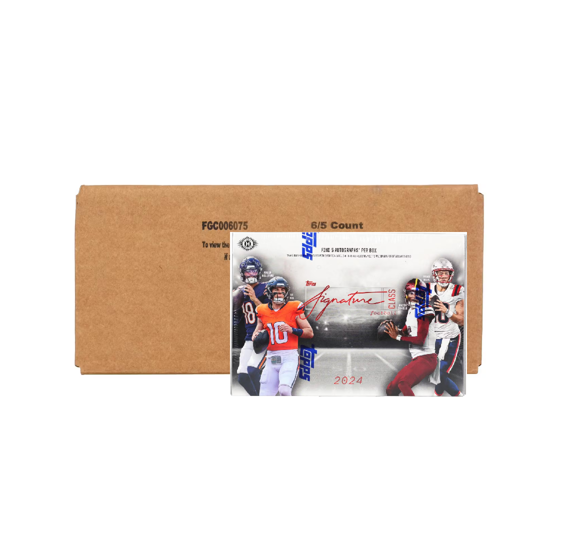 2024 Topps Signature Class Football Hobby 6-Box Case