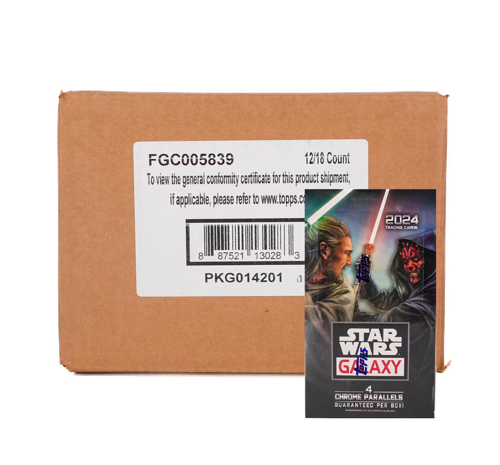 2024 Topps Star Wars Chrome Galaxy Hobby 12-Box Case