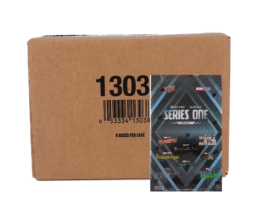 2024 Upper Deck Marvel Studios Series 1 Disney+ Hobby 6-Box Case