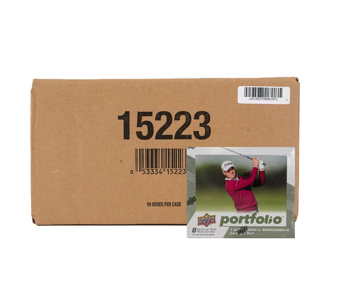 2024 Upper Deck Portfolio Golf Hobby 16-Box Case