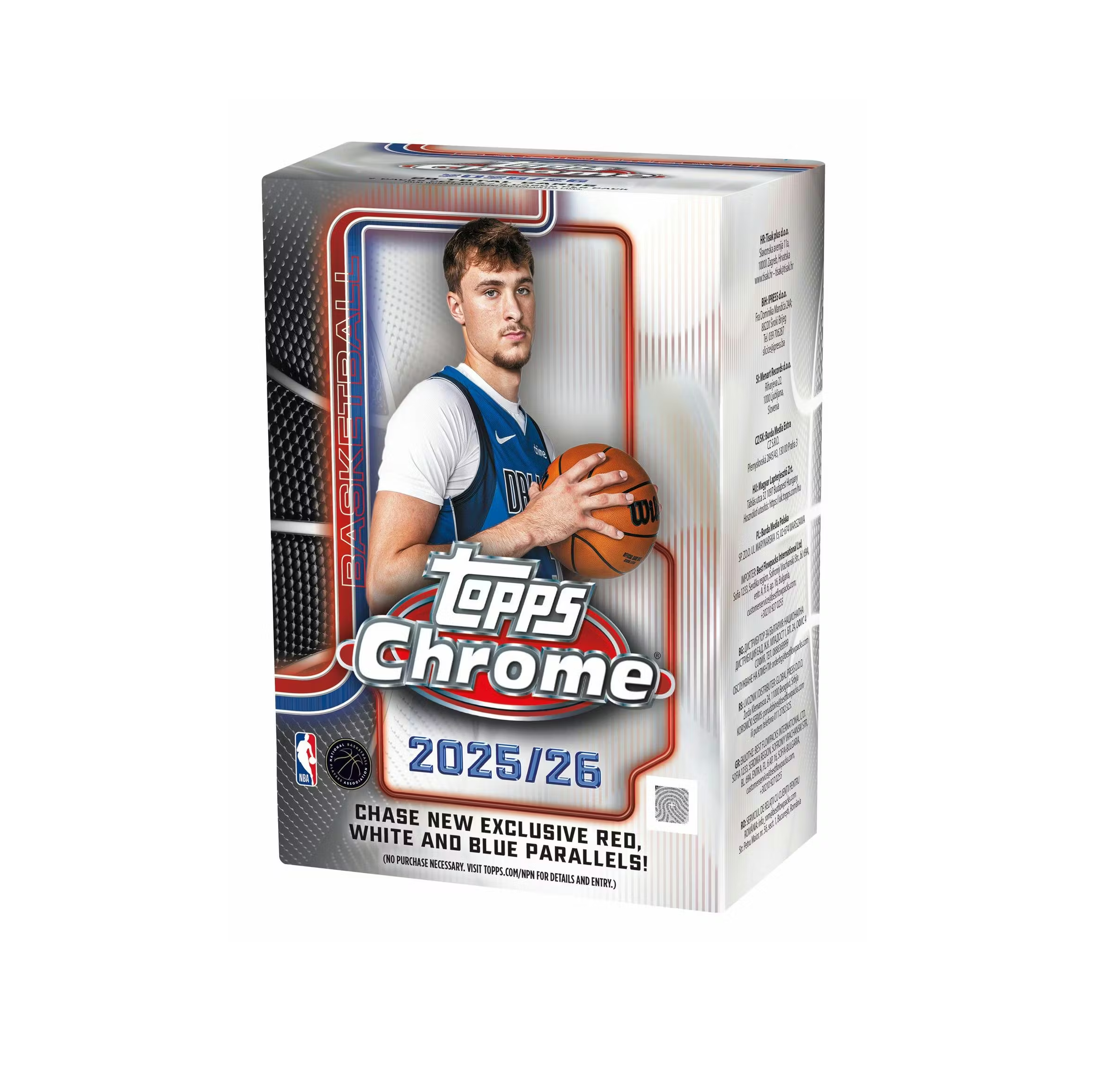 2025-26 Topps Chrome Basketball Blaster Box