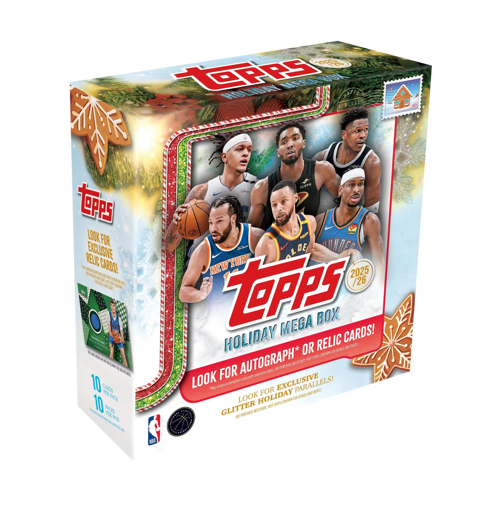 2025-26 Topps Holiday Basketball Mega Box