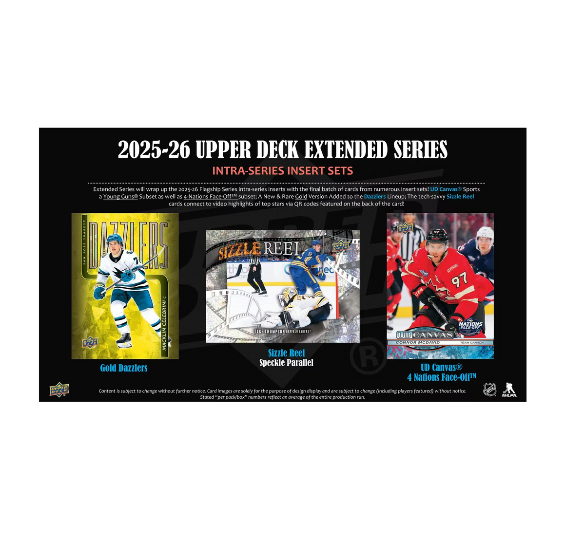 2025-26 Upper Deck Extended Series Hockey Hobby Box – The Awesome Card Shop