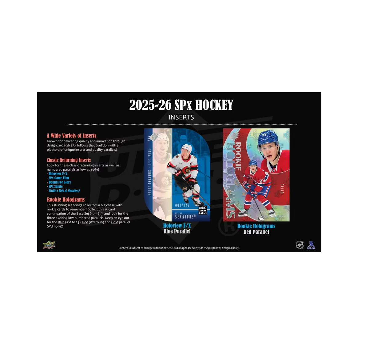 holographic hockey cards 2025-26 Upper Deck SPx Hockey Hobby Box – The Awesome Card Shop