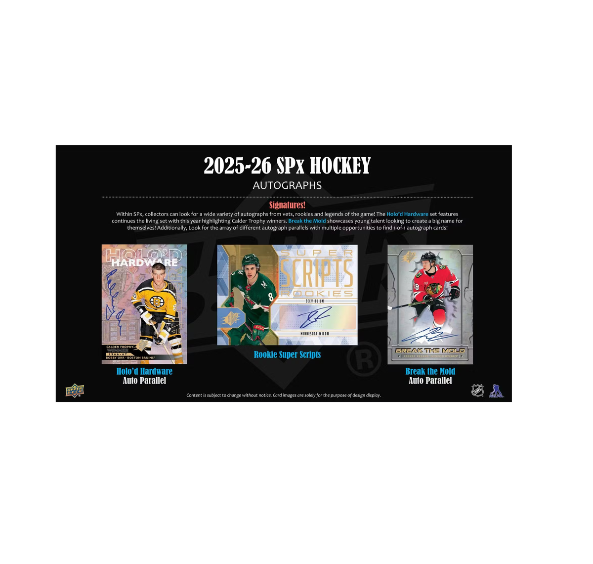 2025-26 Upper Deck SPx Hockey Hobby Box – The Awesome Card Shop