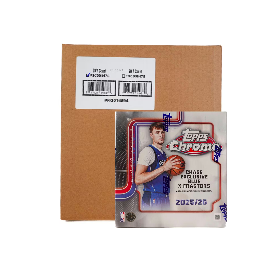 2025-26 Topps Chrome Basketball Mega 20-Box Case