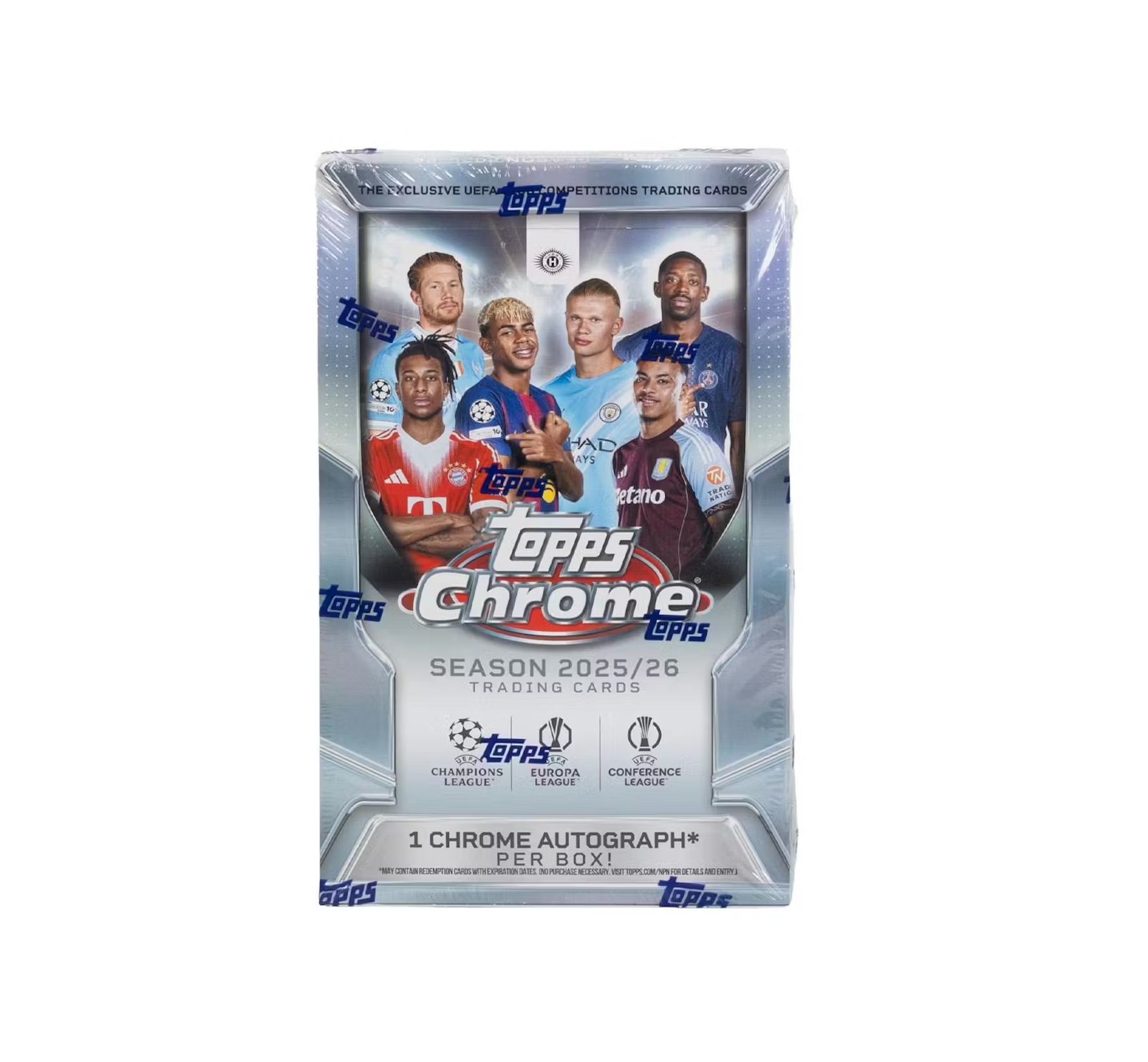 2025-26 Topps Chrome UEFA Champions Competitions Hobby Box