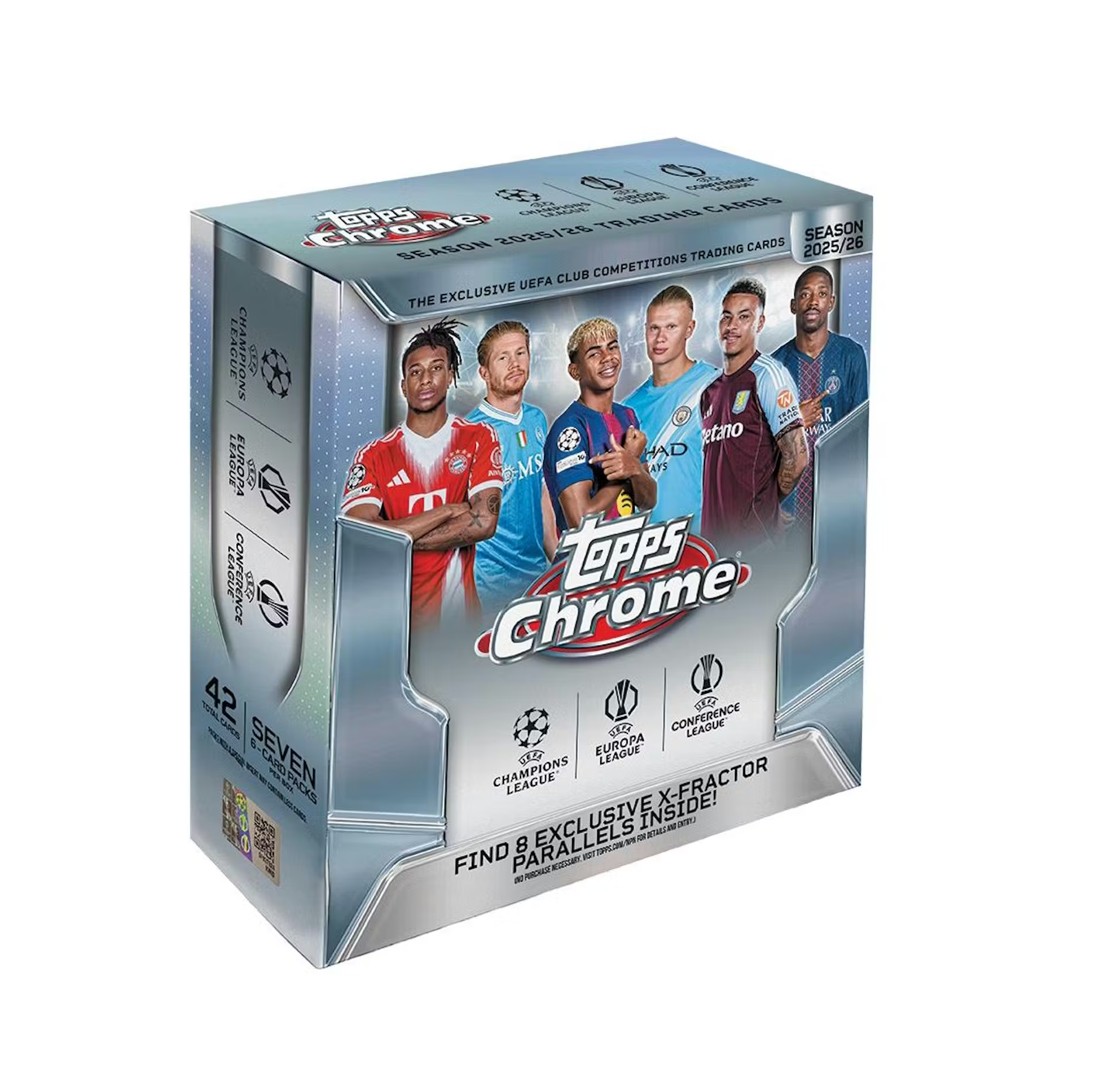 2025-26 Topps Chrome UEFA Champions Competitions Mega Box