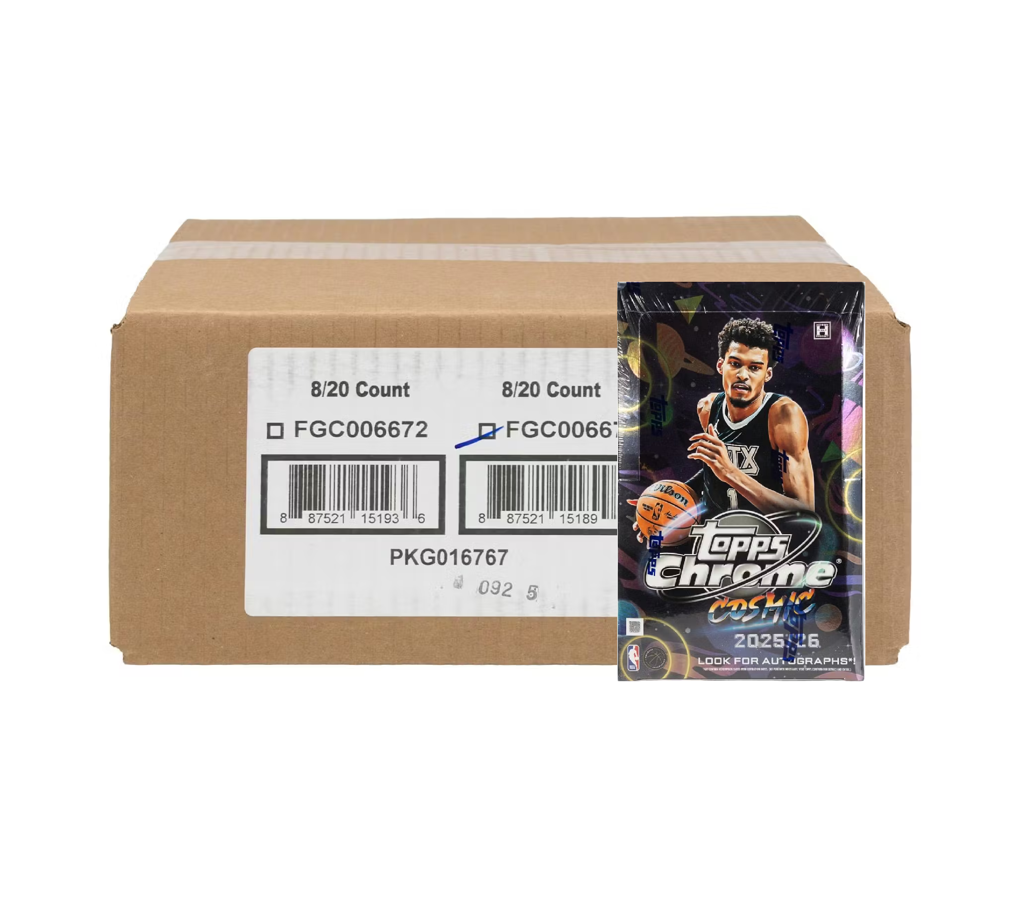 2025-26 Topps Cosmic Chrome Basketball Hobby 8-Box Case