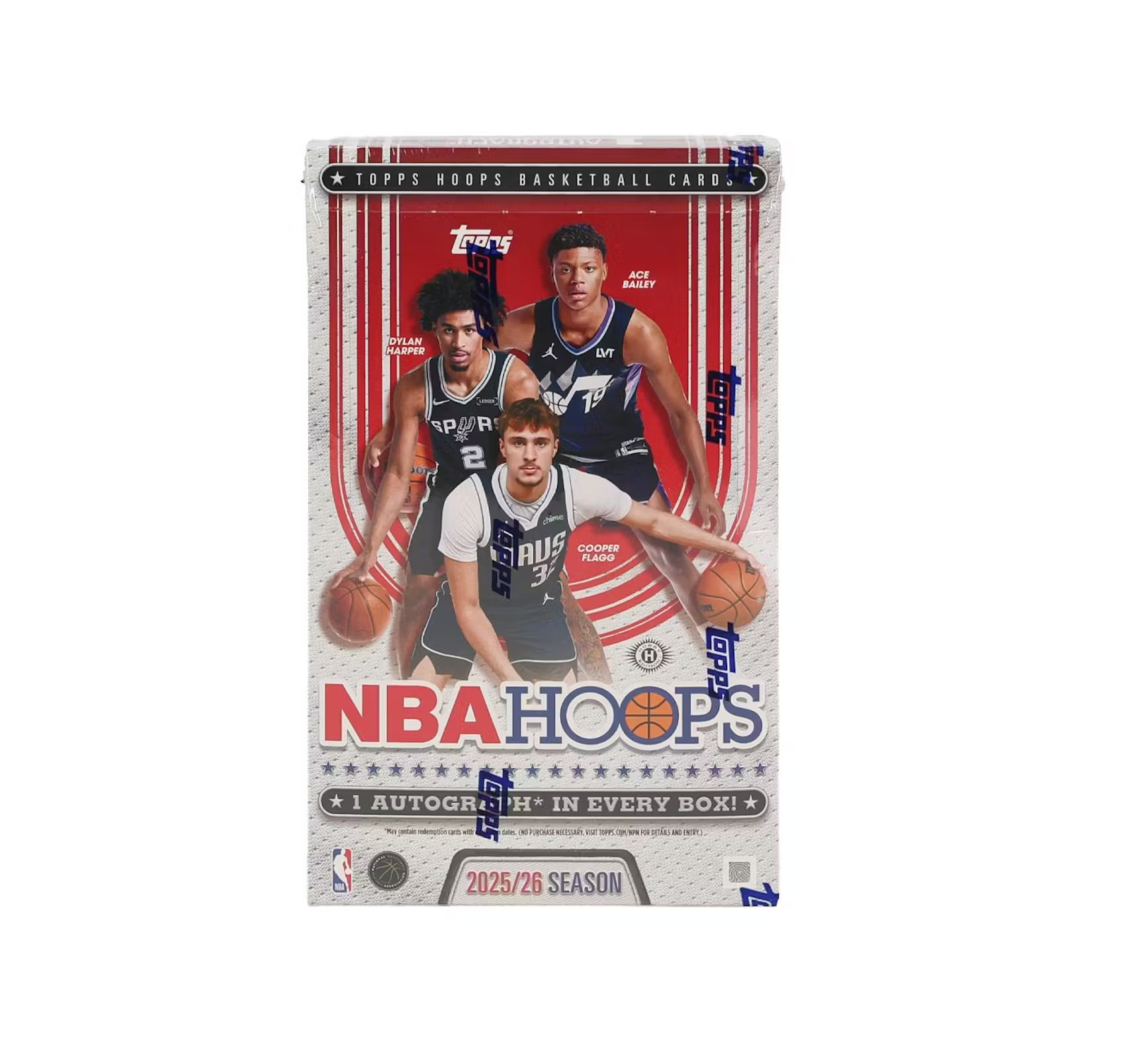 2025-26 Topps NBA Hoops Basketball Hobby Box