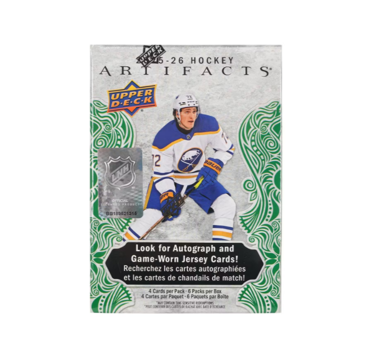 2025-26 Upper Deck Artifacts Hockey Blaster Box