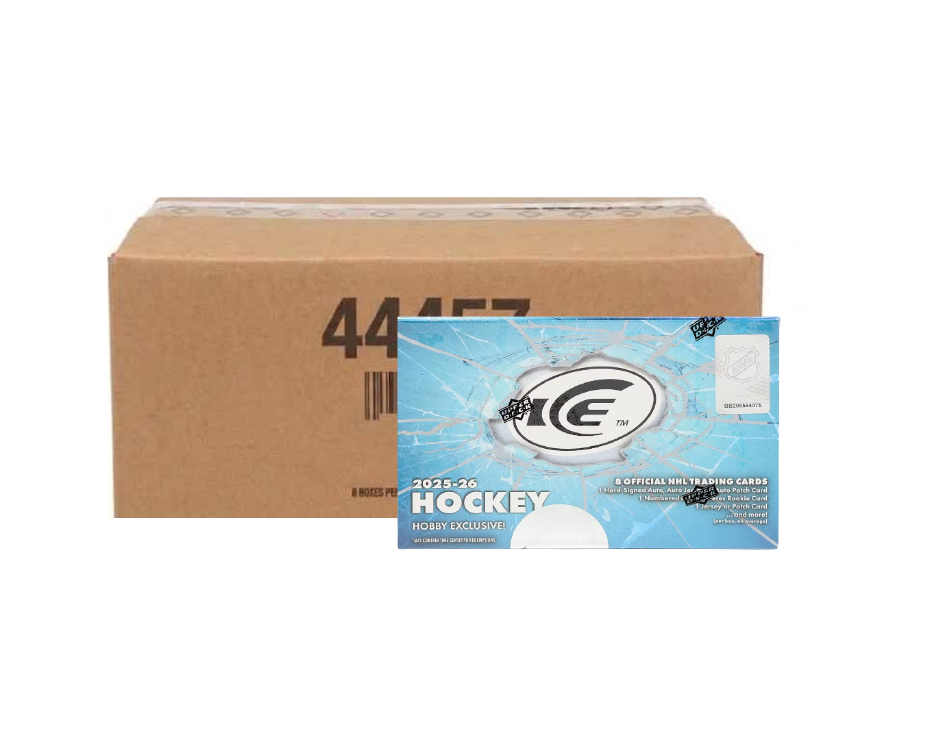 2025-26 Upper Deck Ice Hockey Hobby 8-Box Case