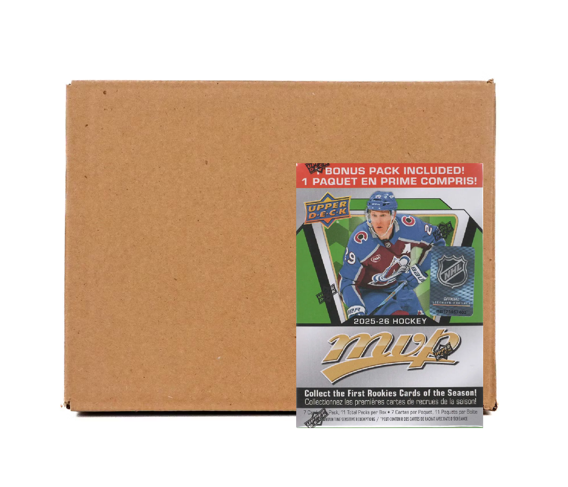 2025-26 Upper Deck MVP Hockey Blaster 20-Box Case