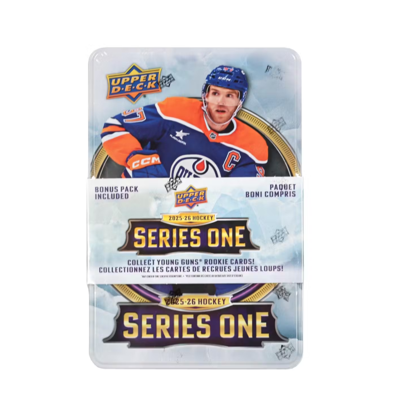 2025-26 Upper Deck Series 1 Hockey Tin Box