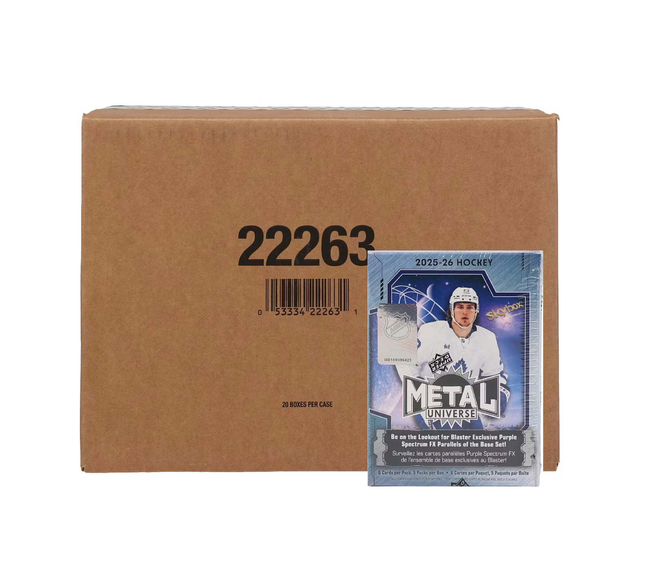2025-26 Upper Deck Skybox Metal Universe Hockey Blaster 20-Box Case