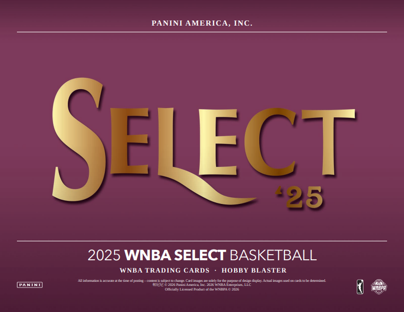2025 Panini Select WNBA Basketball Hobby Blaster 20-Box Case