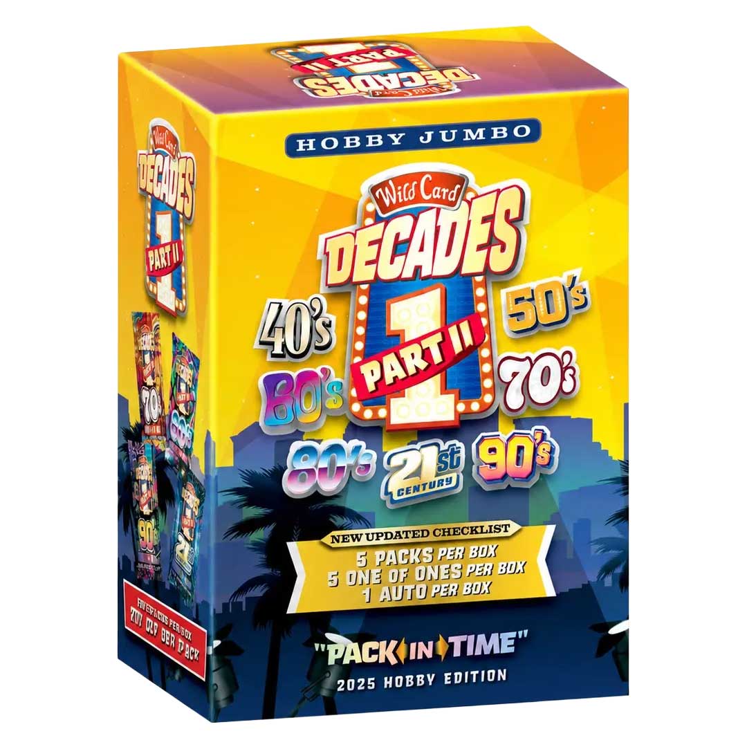 2025 Wild Card Decades Part II Hobby Box