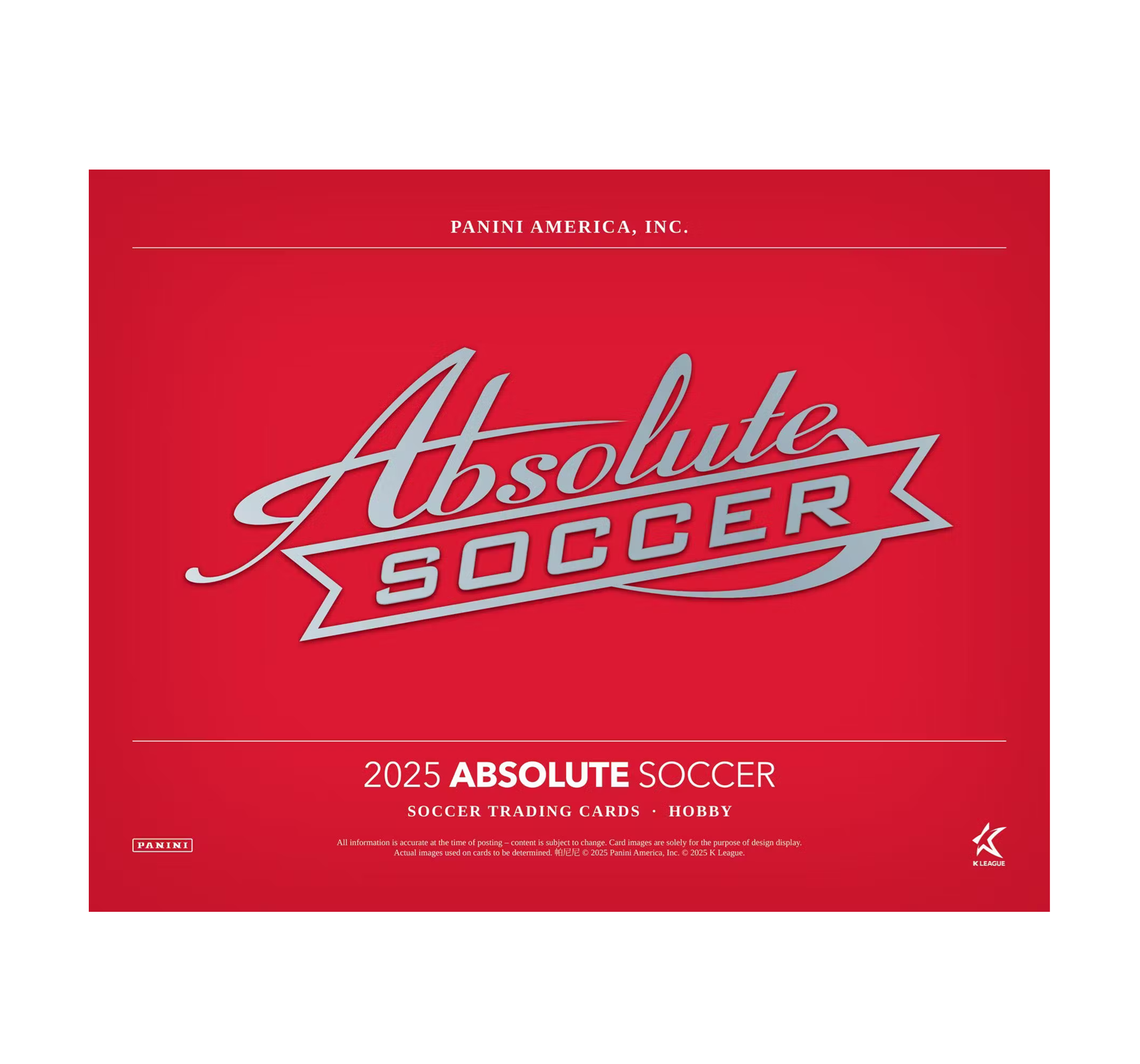 2025 Panini Absolute K League Soccer Hobby Box